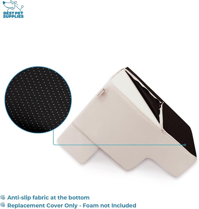 Best Pet Supplies Portable Foldable Foam Pet Stairs/Steps for Couch 3-Step (H: 16.5")