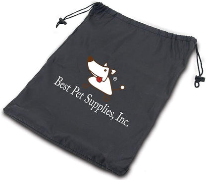 Best Pet Supplies Water Resistant Back Seat Cover for Dogs with Protective Pouch 58 * 54, CS210-BK