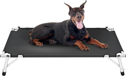 Elevated Cooling Cots Dog Bed: Raised Outdoor & Indoor Pet Cot