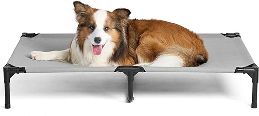 EHEYCIGA 44 Inch Elevated Dog Cot Beds for Large Dogs
