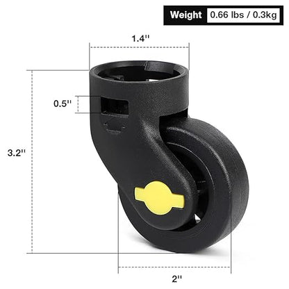 Wheel Replacement for Lekesky Rolling Pet Carrier