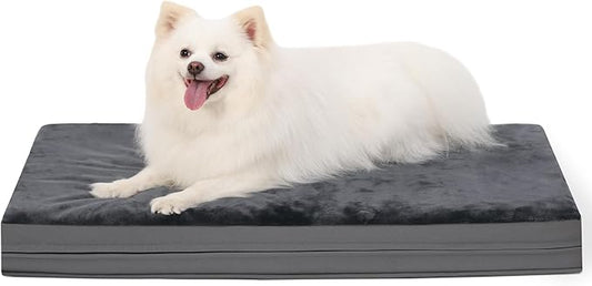 Vonabem Waterproof Dog Bed Medium Size Dog 30 inch, 29"x18", Gray