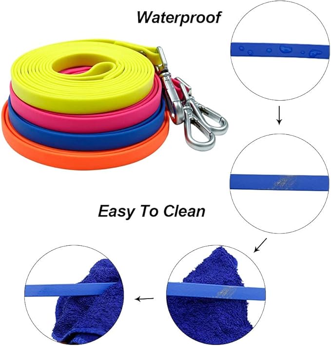 Long Leash Waterproof Training Longline Outdoor Dog Leash Great for Training