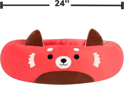 Squishmallows Original 24-Inch Cici The Red Panda Pet Bed