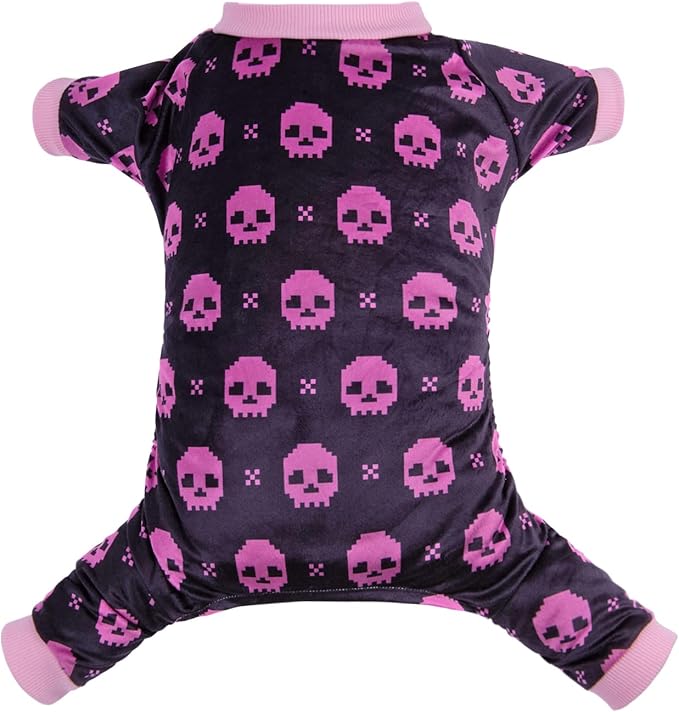 CuteBone Dog Halloween Pajamas Skull Clothes Soft Puppy P248M