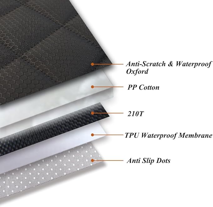 Paw Jamboree Car Front Seat Covers for Dogs Scratch-Proof Pet Car Seat Cover Front Seat Non-Slip Car Seat Protector for Dogs Car Seat Cover for Dogs Bucket Seat Cover for Dog for Trucks