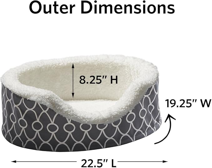 MidWest Homes for Pets Orthoperdic Egg-Crate Nesting Pet Bed w/ Teflon Fabric Protector