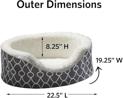 MidWest Homes for Pets Orthoperdic Egg-Crate Nesting Pet Bed w/ Teflon Fabric Protector