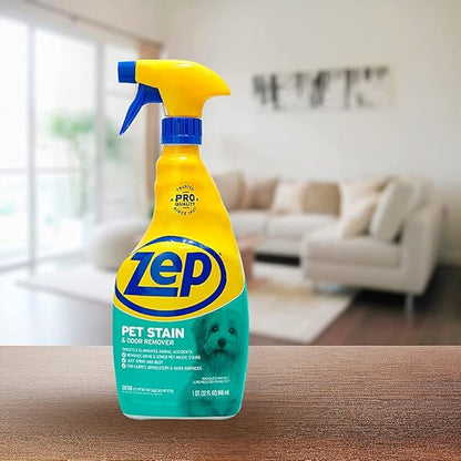 Zep Pet Stain and Odor Remover 32 Ounce ZUPETODR32 (Cases of 4)