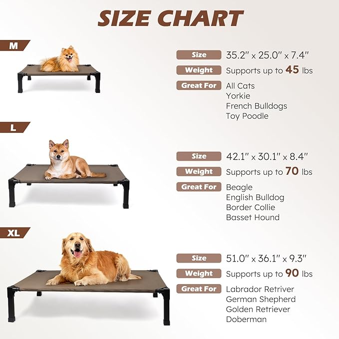 Cooling Elevated Dog Bed