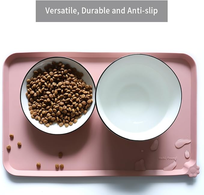 Hoki Found Silicone Pet Food Mats Tray