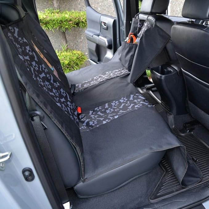 BDK Scooby Doo Waterproof Dog Car Seat Cover for Back Seat