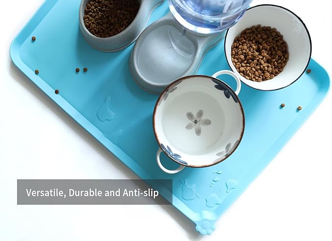 Hoki Found X-Large Silicone Pet Food Mats Tray