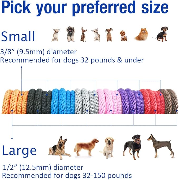 lynxking Dog Leash Slip Lead 5 6 8