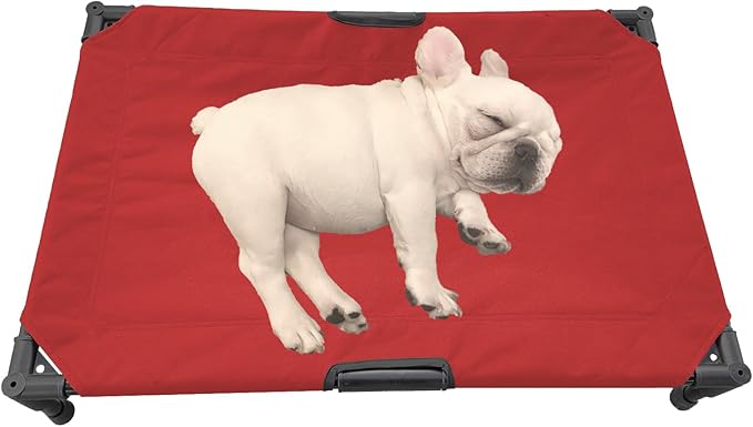 Love&go Elevated Dog Bed with Metal Frame Medium-29.9x19.5x5.5 inch)