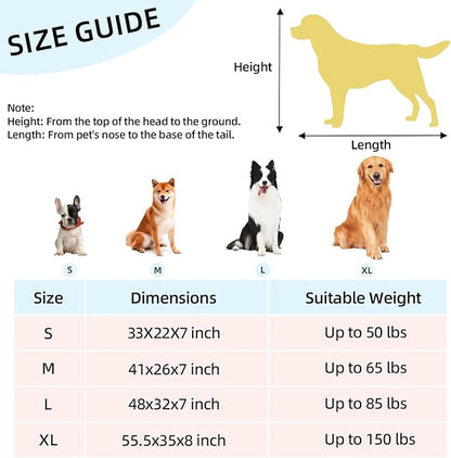 pettycare XL Elevated Raised Outdoor Dog Bed 55''