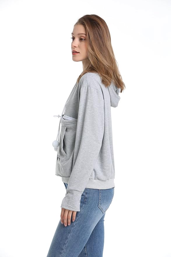 LINYUCHEN Cat Dog Pouch Hoodie Large Pet Pouch