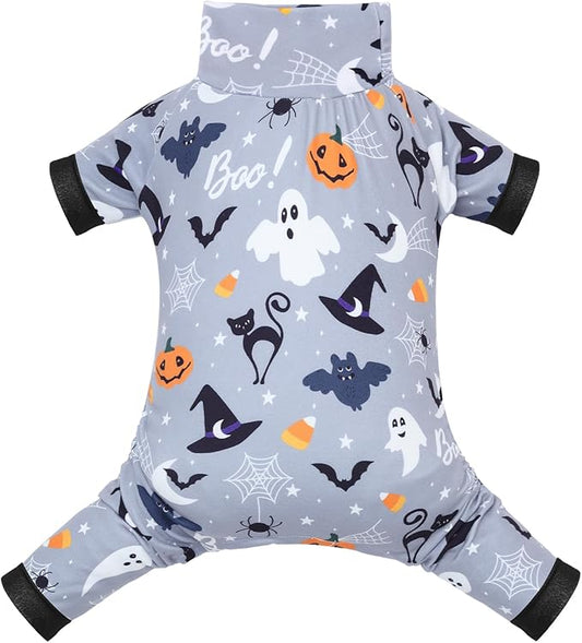 CuteBone Turtleneck Dog Pajamas Pet Clothes Thermal Dralon Onesie Cashmere High-Necked Puppy Pjs Coat GP06S