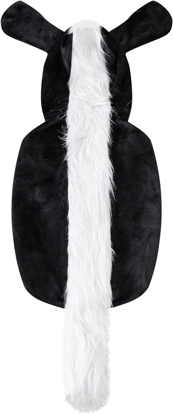 Halloween Dog Skunk Costume Funny Cute Halloween Clothes for Pet Dogs (Black