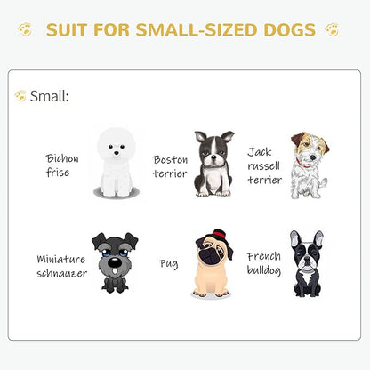 PawHut Dog Crate Furniture End Table Pet Kennel with Lockable Doors