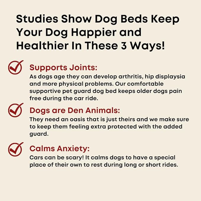 Deluxe Quilted Padded Dog Car Seat Cover Non-Slip Back Best for Car Truck and SUV 3 Sizes 56"W x 72L, PetGuard,