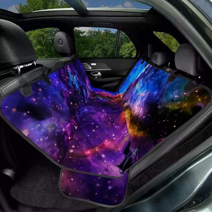AFPANQZ Galaxy Nebula Dog Seat Cover Bucket