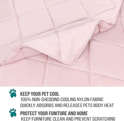 PetAmi Premium Cooling Dog Blanket 60x80, Pink