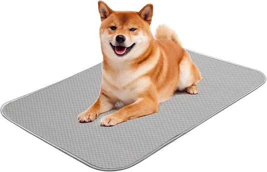 Summer Dog Cooling Mat Washable Ice Silk Self Cool Pad for Small Medium Large Dogs and Cats 27x22in)