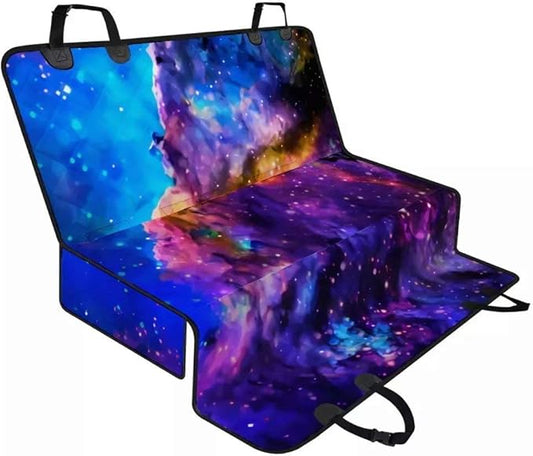 AFPANQZ Galaxy Nebula Dog Seat Cover Bucket