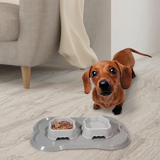 Omega Paw Pearilized Pebble Hungry Pet Bone Mat