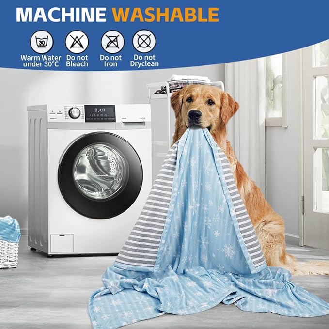 Dog Cooling Blanket Lightweight Self Cooling Blanket Bed