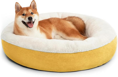 Love's cabin Donut Pet Bed Mat 30in, Yellow,