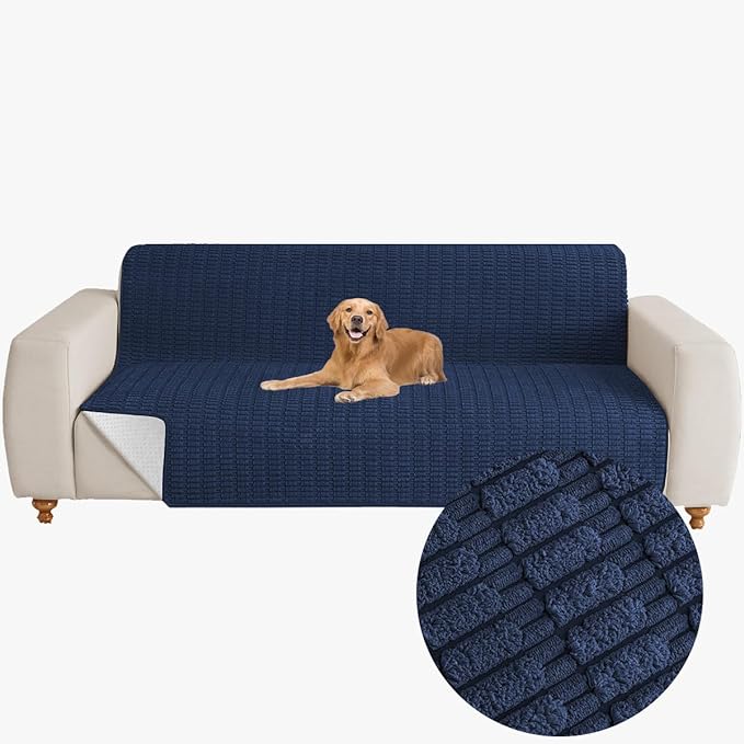 Dog Bed Cover Sofa Protector,Anti Slip Waterproof Sofa Covers for Living Room Couch Covers,Sofa Mat,Seat Cover, Dog Mat,Pet Pad for Furniture 1 Piece (60x82 inch, Dark Blue)