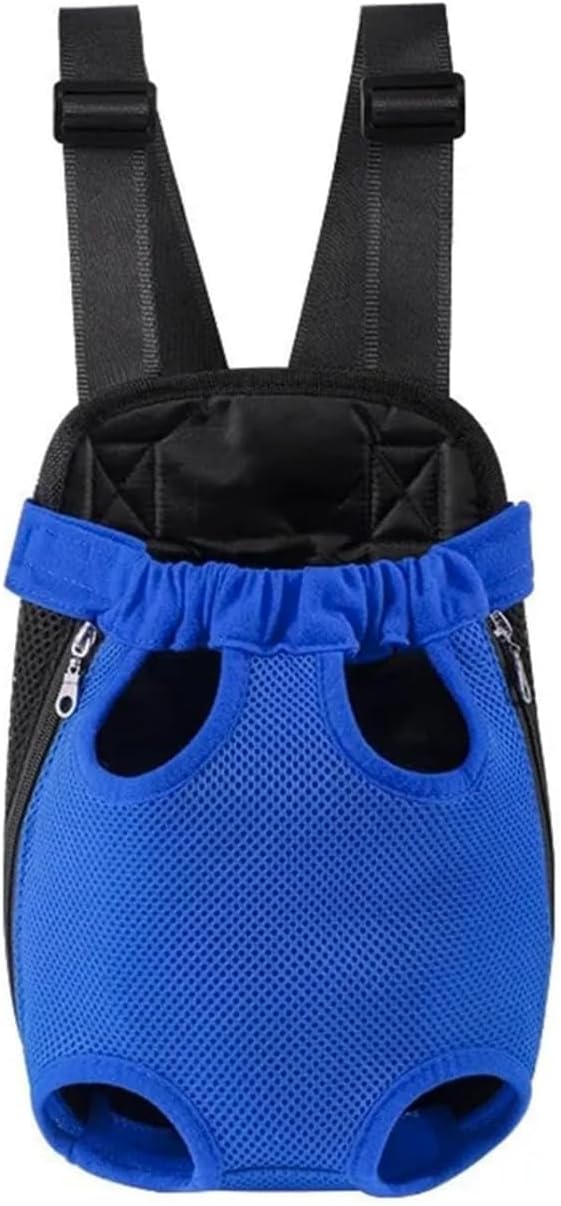 Hands-Free Pet Dog Carrier Backpack for Walking, Hiking & Travel Pet Carrier Dogs Puppies Cats Kitten Small Pet Backpack Travel on The go Dog Bag Outdoors (BLUE, MEDIUM)