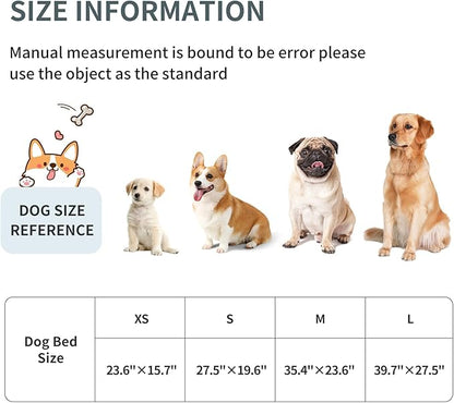 NOYAL Dog Bed Mat Soft Washable Dog Crate