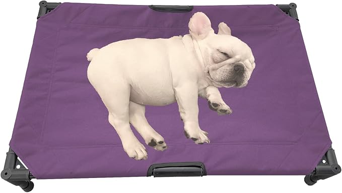 Love&go Elevated Dog Bed with Metal Frame Medium-29.9x19.5x5.5 inch)