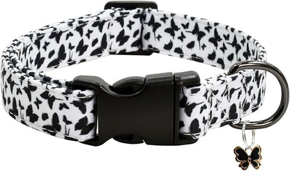 Flower Patterns Dog Collar with Accessories