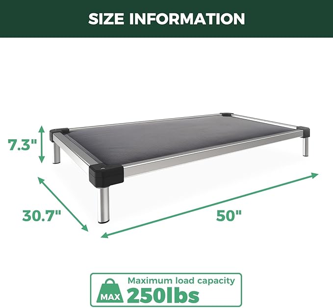 FXW Titanest Dog Bed: Built to Last 15 Years 50inch │Patent