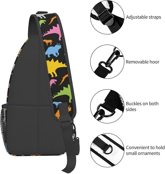 Stylish Sling Bag for Women Men Casual Backpack Crossbody Chest Shoulder Bag Gym Sports Travel Hiking Daypack