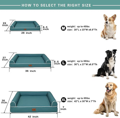 MIAO PAW Waterproof Dog Beds for Large Dogs