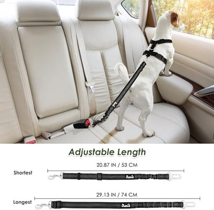 SlowTon Dog Seat Belt Harness for Car