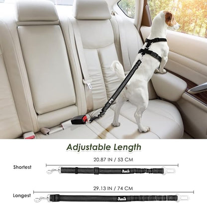 SlowTon Dog Seat Belt Harness for Car