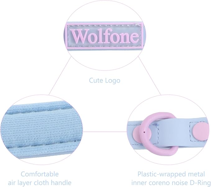 Waterproof Dog Leash Carabiner Leash for Dogs Soft 5ft*15mm*2.0mm Light