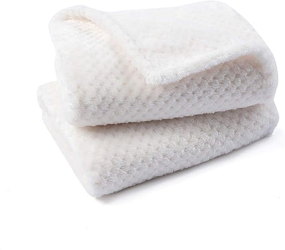 Dog Blanket or Cat Blanket or Pet Blanket (S/24" x 32", Ivory)
