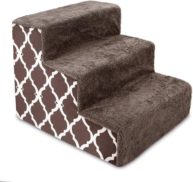 Best Pet Supplies Dog Stairs for Small Dogs & Cats 3-Step