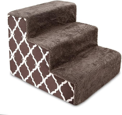 Best Pet Supplies Dog Stairs for Small Dogs & Cats 3-Step