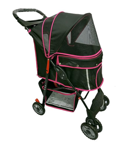 AmorosO 4 Wheels Pet Convenient Stroller