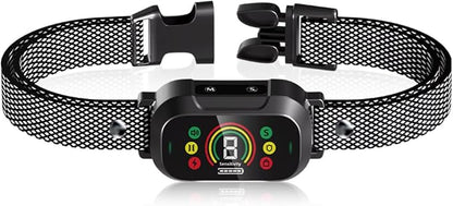 Waterproof Dog Bark Collar Rechargeable Anti Bark Training 7 Modes 8 Adjustable