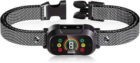 Waterproof Dog Bark Collar Rechargeable Anti Bark Training 7 Modes 8 Adjustable