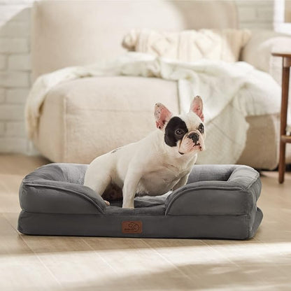 Bedsure Orthopedic Dog Bed for Medium Dogs